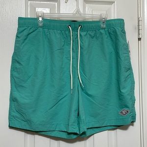 PacSun Men’s XL 17” Solid Teal Swim Trunks